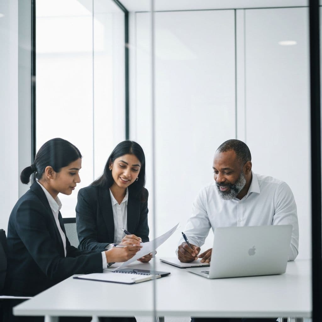 Equipe Career Group em reunião estratégica